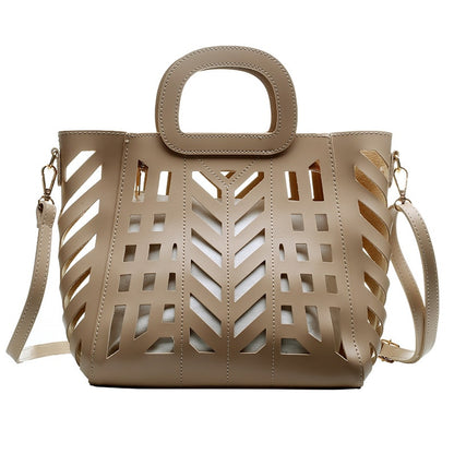 Ensemble sac design découpe avec pochette - Chic&Shines