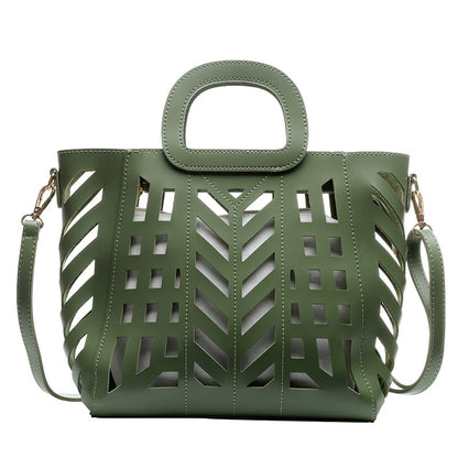 Ensemble sac design découpe avec pochette - Chic&Shines