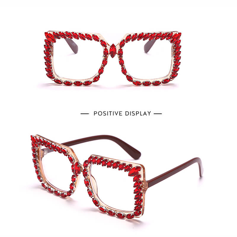 Lunette cadre Design Strass - Chic&Shines