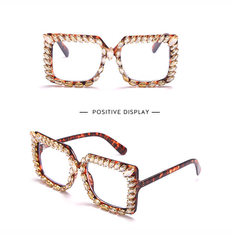 Lunette cadre Design Strass - Chic&Shines