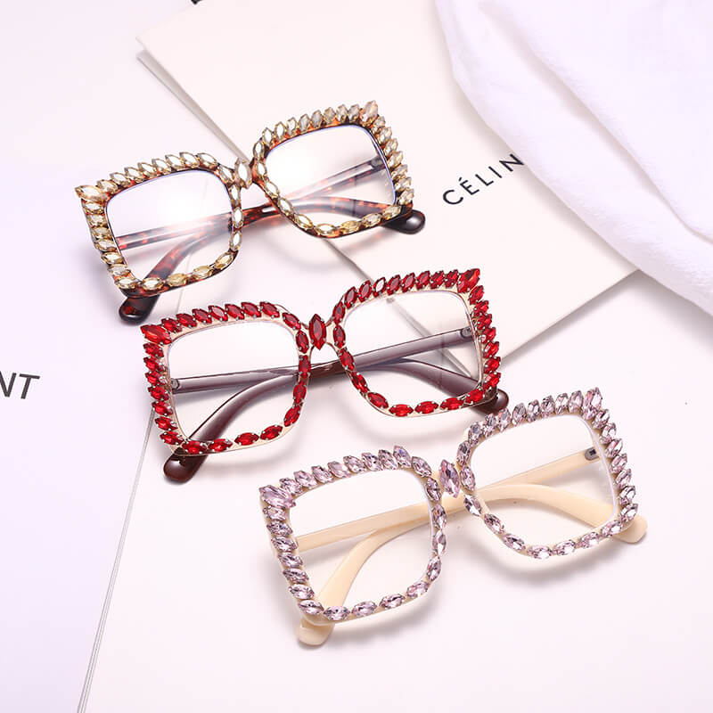 Lunette cadre Design Strass - Chic&Shines