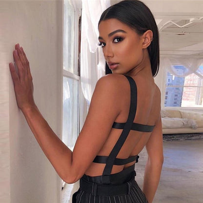 Body dos nu transparent maille transparent sexy - Chic&Shines