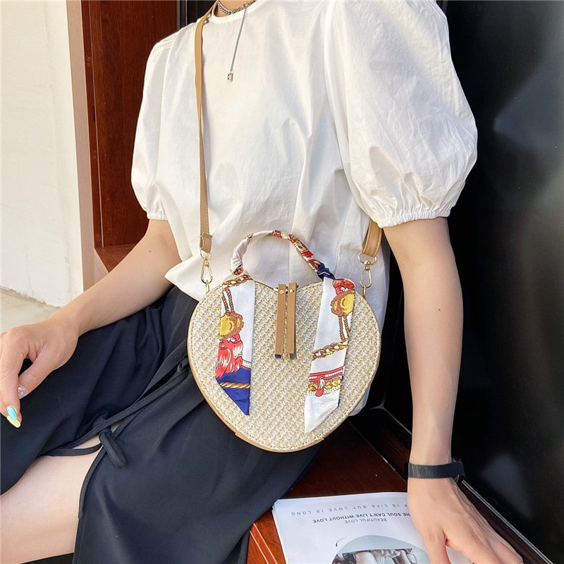 Sac bandoulière Tissé Design Ruban - Chic&Shines