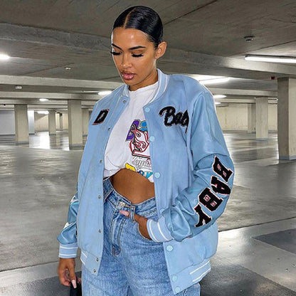 Blouson baseball boutonnée - Chic&Shines