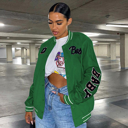 Blouson baseball boutonnée - Chic&Shines