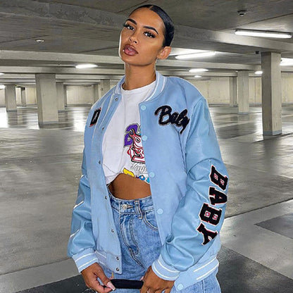 Blouson baseball boutonnée - Chic&Shines