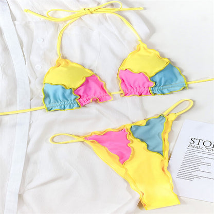 Maillots De Bain Sexy TRICOLORE - Chic&Shines