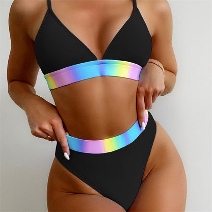 Maillot De Bain Contraste Irisé - Chic&Shines