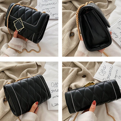 Sac Chaîne Métal Motif Diamant - Chic&Shines