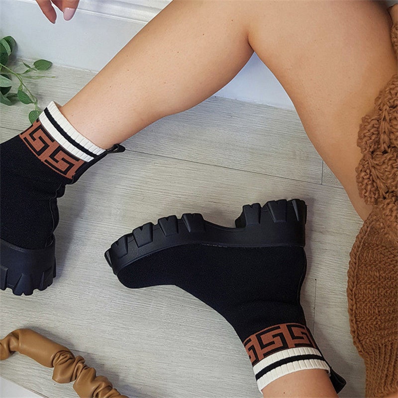 Bottes courtes gros talons - Chic&Shines