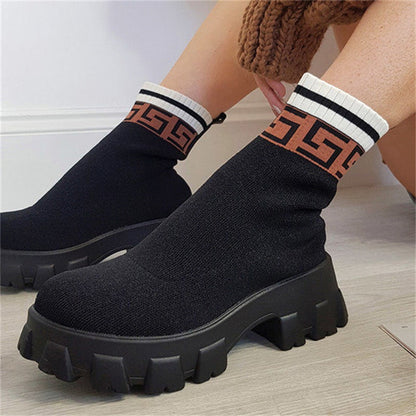 Bottes courtes gros talons - Chic&Shines