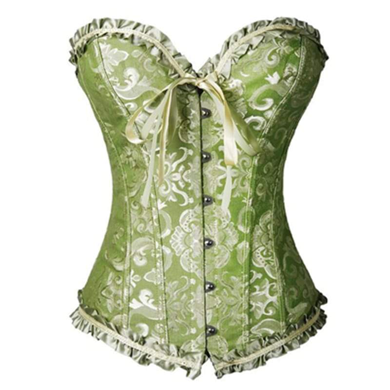 Corset de ventre à lacets vintage simple boutonnage