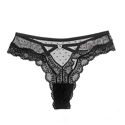 Culotte Sexy Lace Métal Bouton