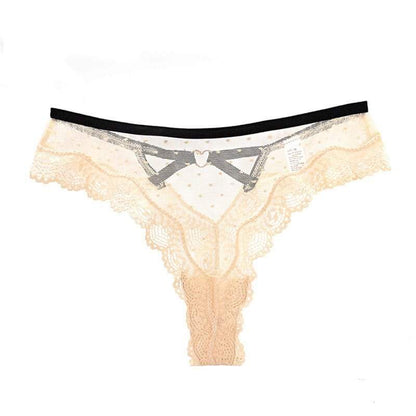 Culotte Sexy Lace Métal Bouton