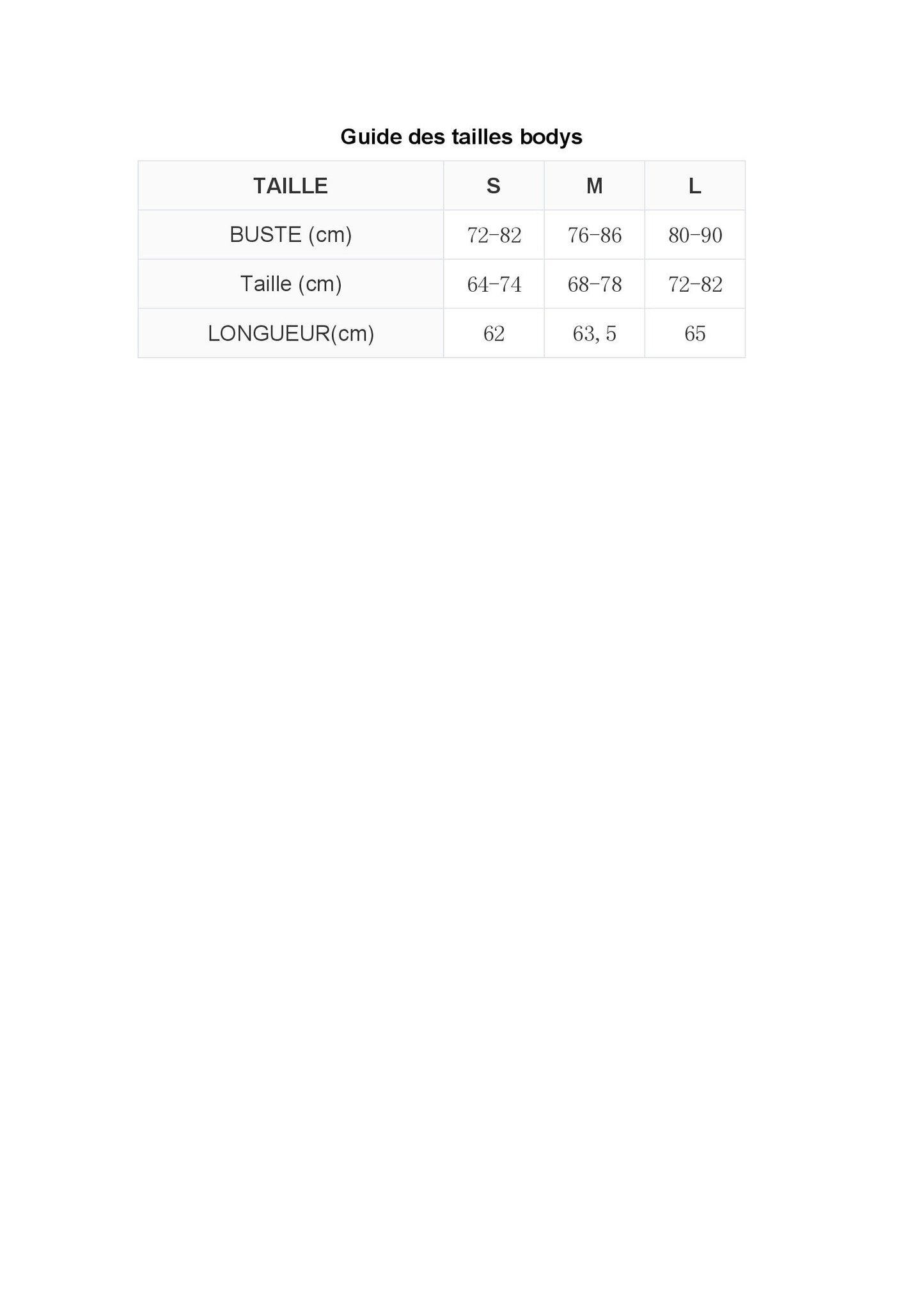 Bodys bustier - Chic&Shines