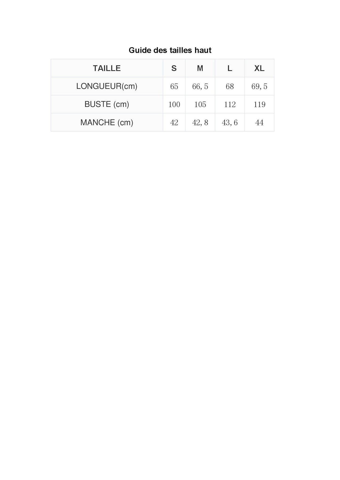 Haut manches trois quart design - Chic&Shines