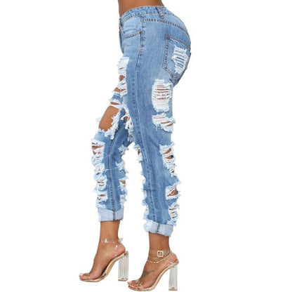 Jeans Multi-Ripped Unique