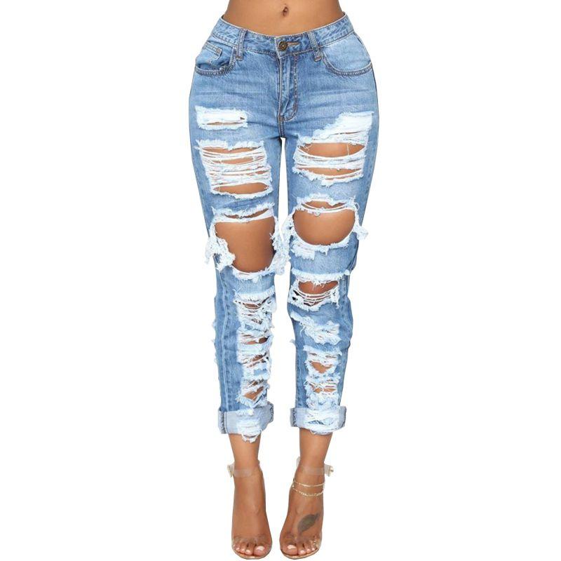 Jeans Multi-Ripped Unique