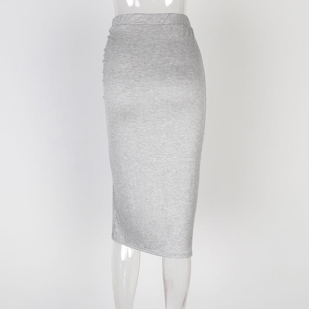 Jupe latérale Couleur Unie Bandage