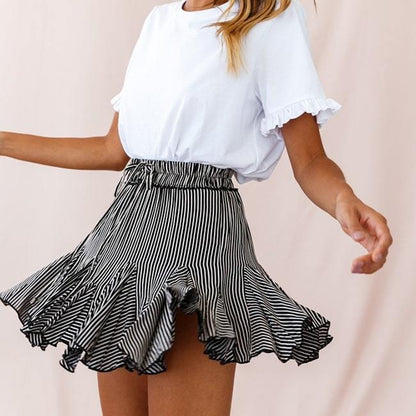 Jupe plissée décontractée