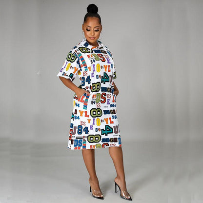 Mode Lettre Impression Robe à capuche