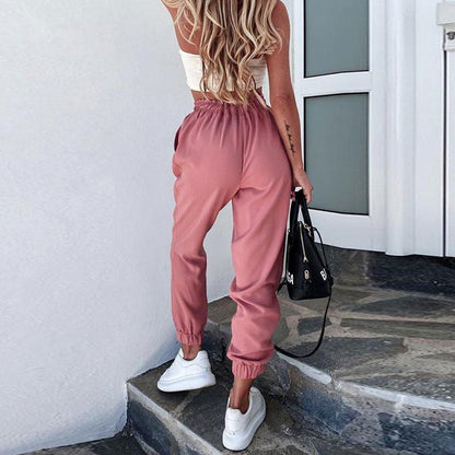 Pantalon de Sport décontracté Cordon de serrage