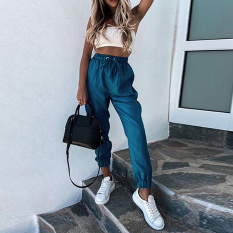 Pantalon de Sport décontracté Cordon de serrage