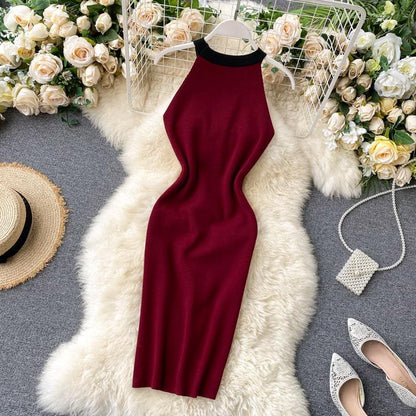 Robe Style Chic Bouton Décoré