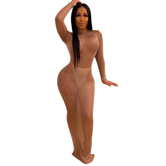 Robe Transparente Maxi