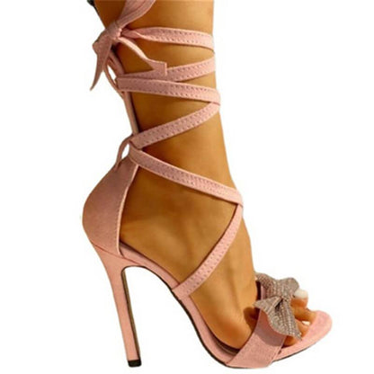 Stiletto Strass Bandage Sexy