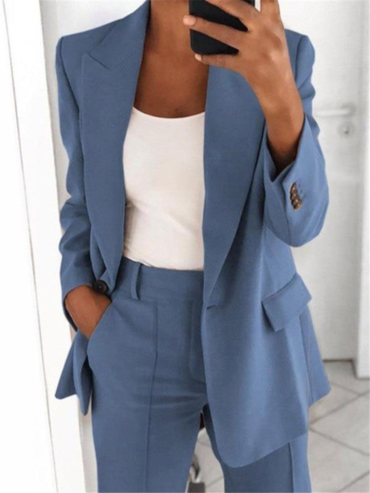 Blazer décontracté à manches longues - Chic&Shines