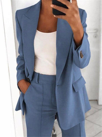 Blazer décontracté à manches longues - Chic&Shines