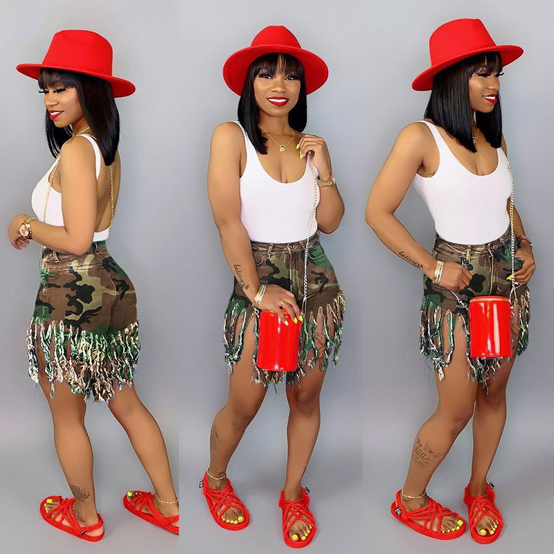 Short court jean déchirées - Chic&Shines