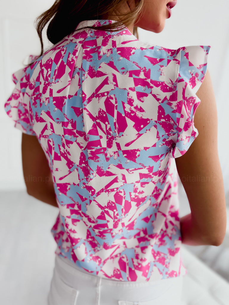 Haut col v sans manches - Chic&Shines