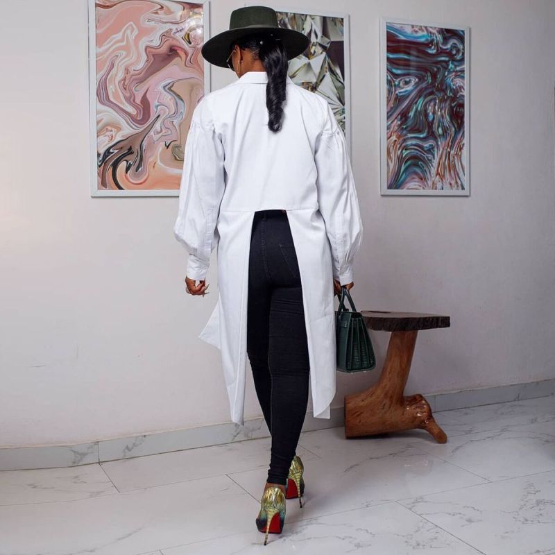 Chemisier Machaon à manches longues - Chic&Shines