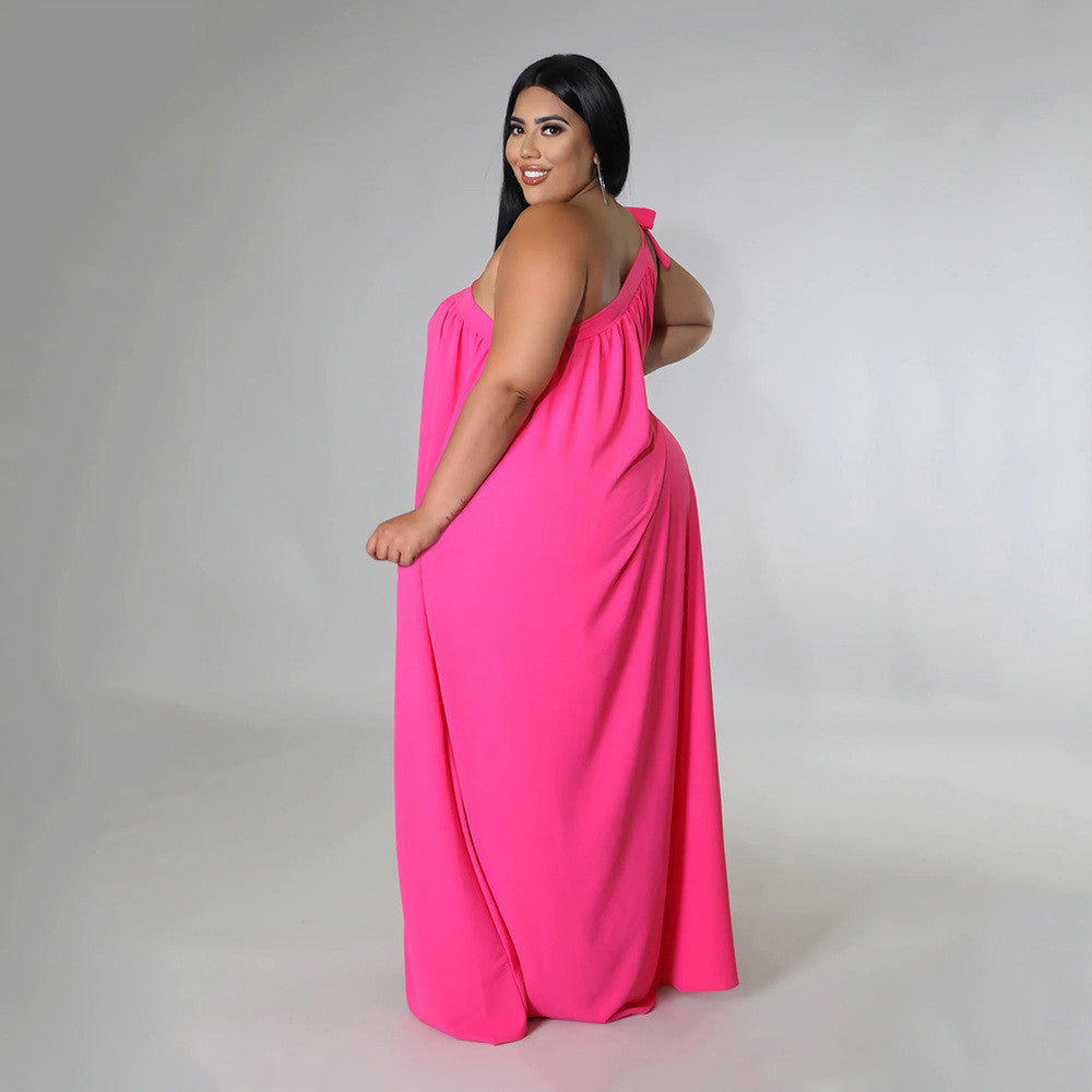 Robe longue balançoire épaules dénudées - Chic&Shines