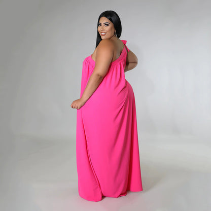 Robe longue balançoire épaules dénudées - Chic&Shines