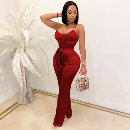 Combinaison haut à bretelle et pantalon - Chic&Shines