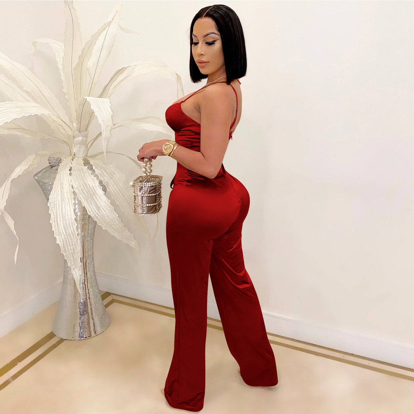 Combinaison haut à bretelle et pantalon - Chic&Shines