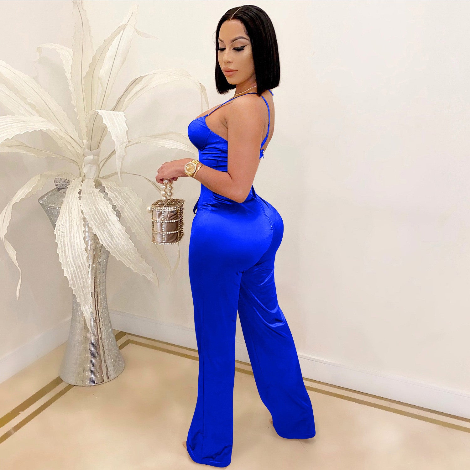 Combinaison haut à bretelle et pantalon - Chic&Shines