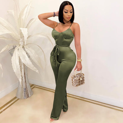 Combinaison haut à bretelle et pantalon - Chic&Shines